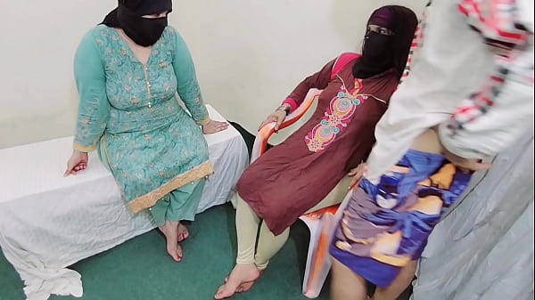 Awesome 3some Anal Fucking of 2 indian Muslim Hot Bhabhi'_s with Dever